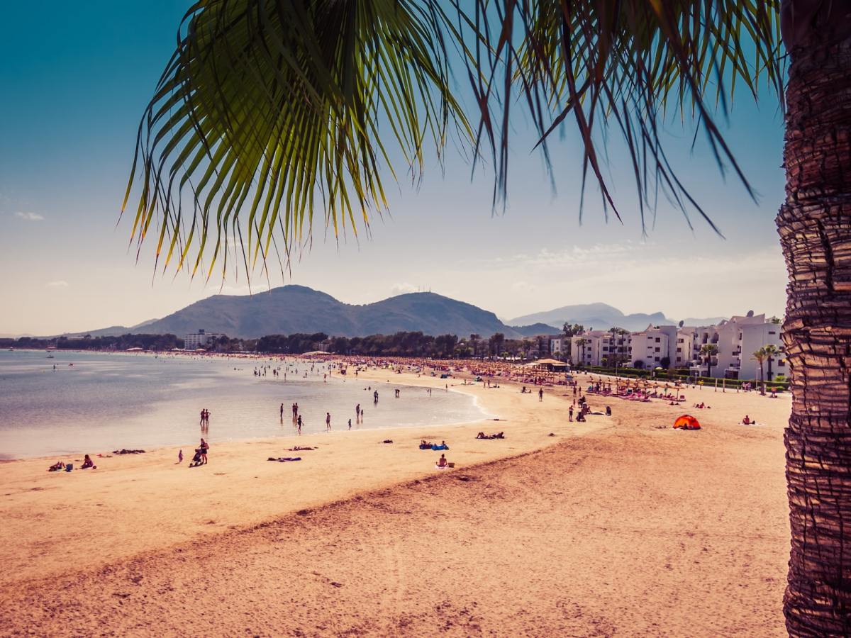 Med barna på&nbsp;Mallorca